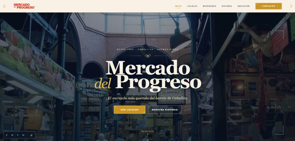 Sitio público del Mercado del Progreso